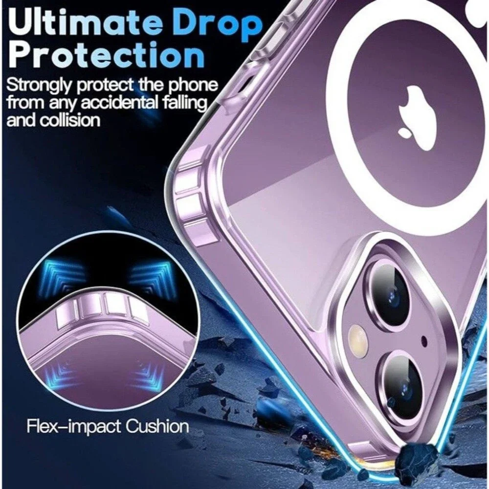 xiwxi Magnetic Case for iPhone 14 Case/iPhone 15 Case,